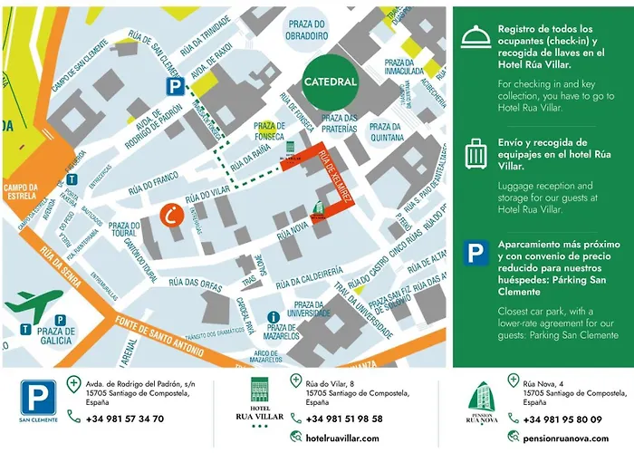 Rua Nova Πανσιόν Σαντιάγο ντε Κομποστέλα